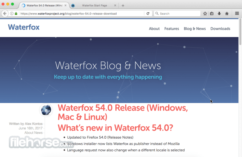 Waterfox G6.6.17 畫面截圖 1