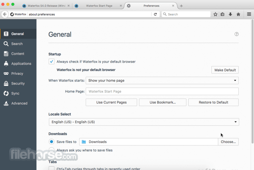 Waterfox G6.6.17 畫面截圖 2