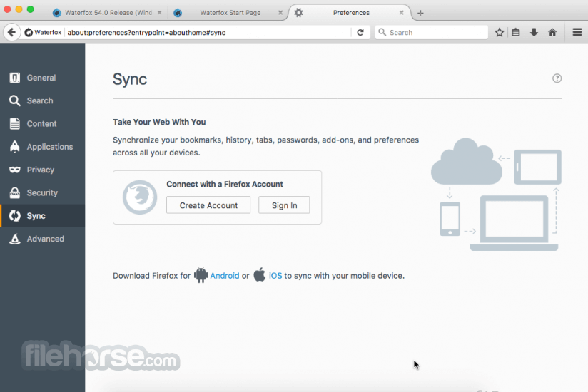 Waterfox G6.6.17 畫面截圖 4