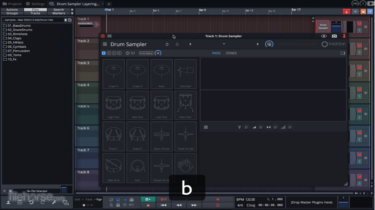Waveform Tracktion 畫面截圖 1