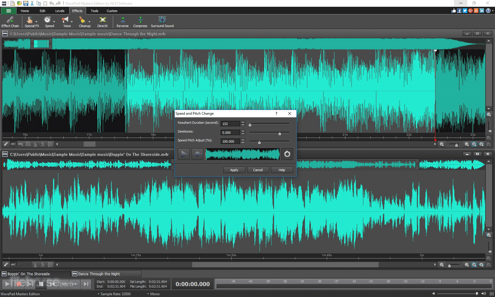 WavePad Sound Editor 畫面截圖 2