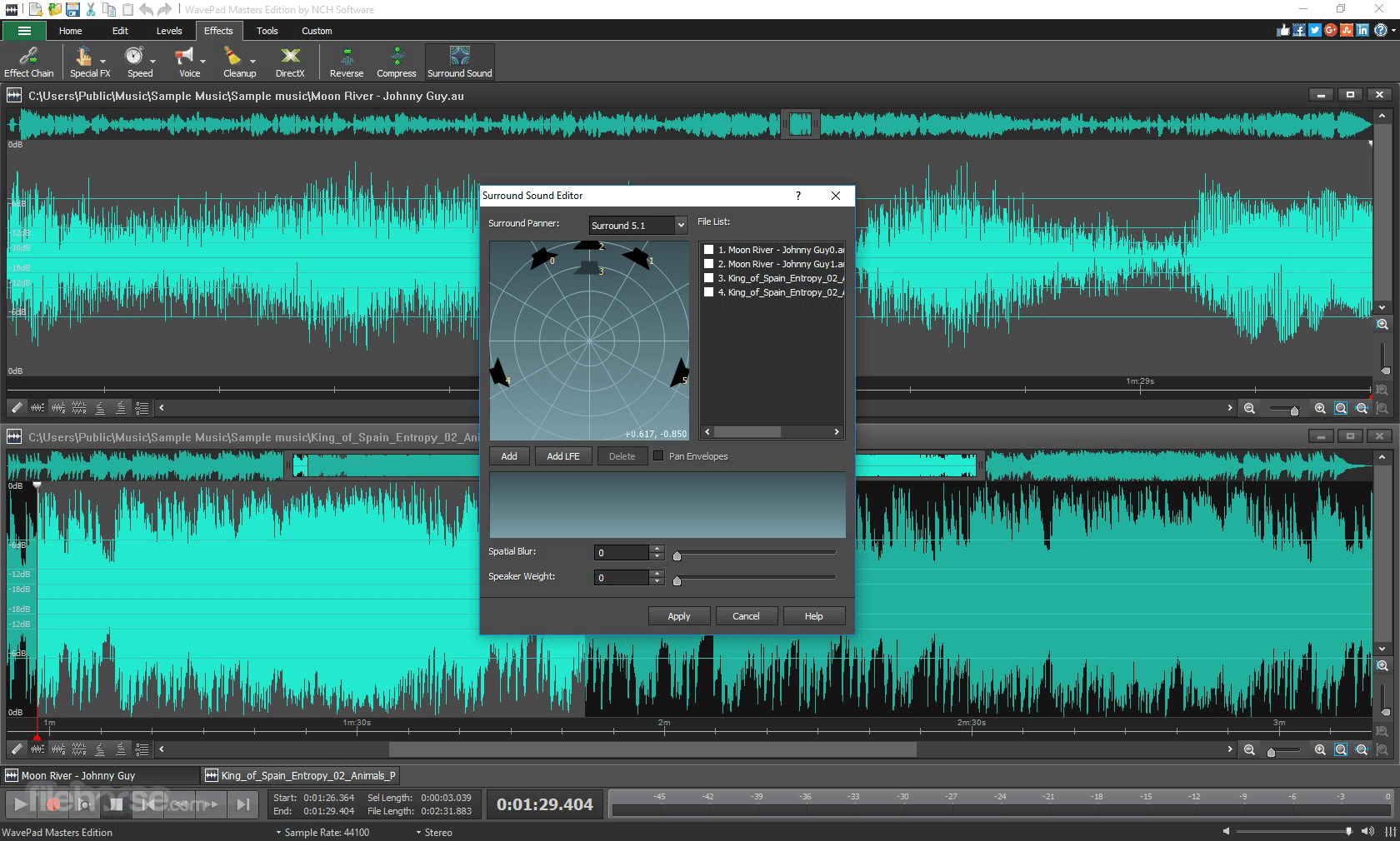 WavePad Sound Editor 畫面截圖 3