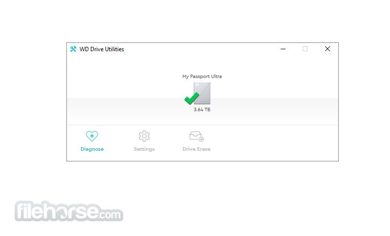 WD Drive Utilities 畫面截圖 1