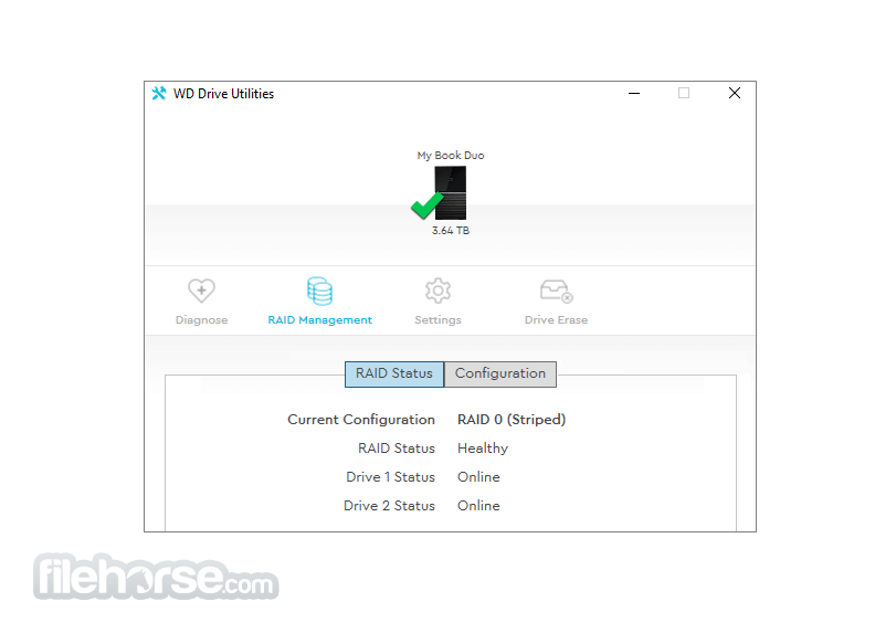 WD Drive Utilities 畫面截圖 2