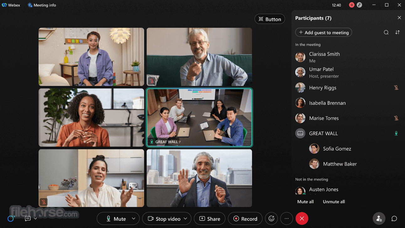 Webex 畫面截圖 2