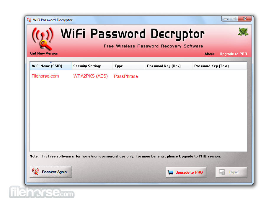 WiFi Password Decryptor 畫面截圖 1