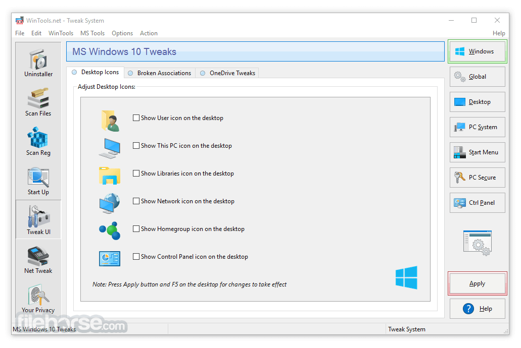 WinTools.net Professional 畫面截圖 2