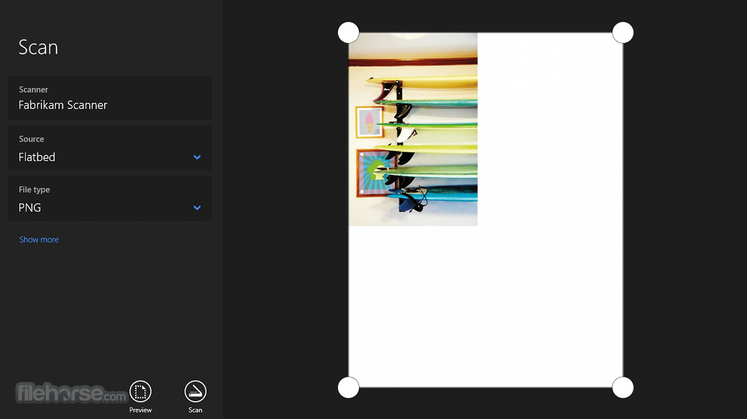 Windows Scan 畫面截圖 1