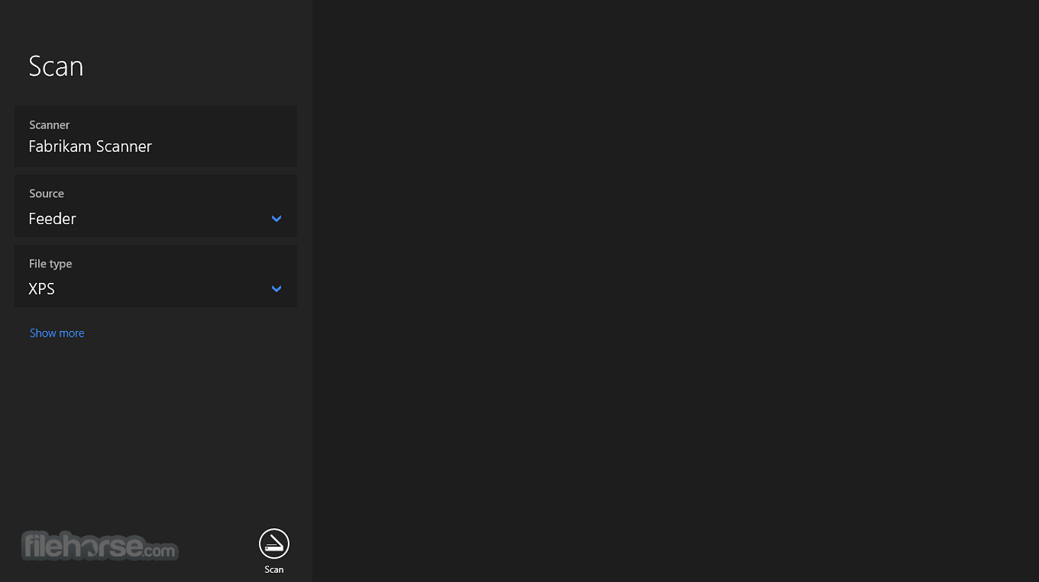 Windows Scan 畫面截圖 2