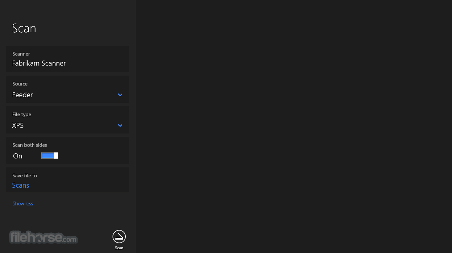 Windows Scan 畫面截圖 3
