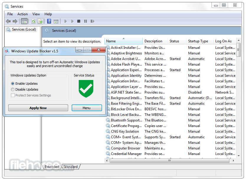 Windows Update Blocker 畫面截圖 1