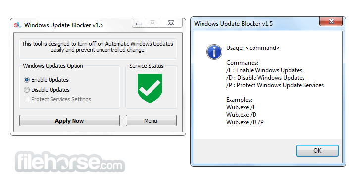 Windows Update Blocker 畫面截圖 2
