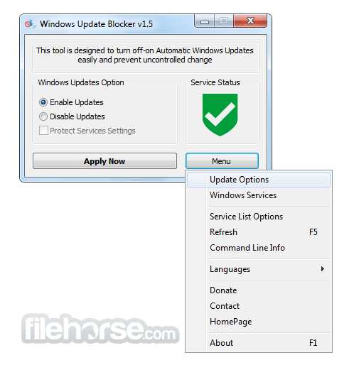 Windows Update Blocker 畫面截圖 3