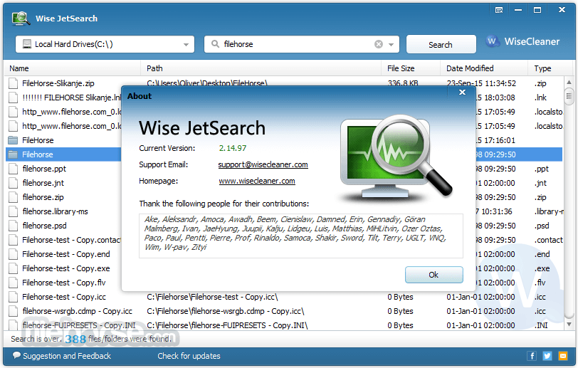 Wise JetSearch 畫面截圖 3
