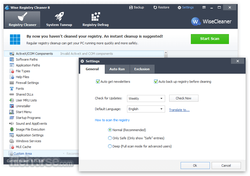 Wise Registry Cleaner 畫面截圖 5