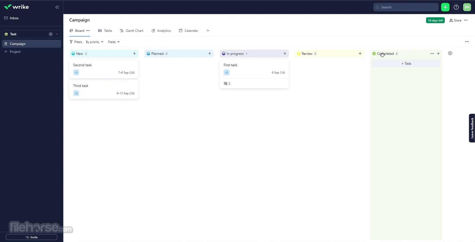 Wrike - Project Management Software 畫面截圖 1