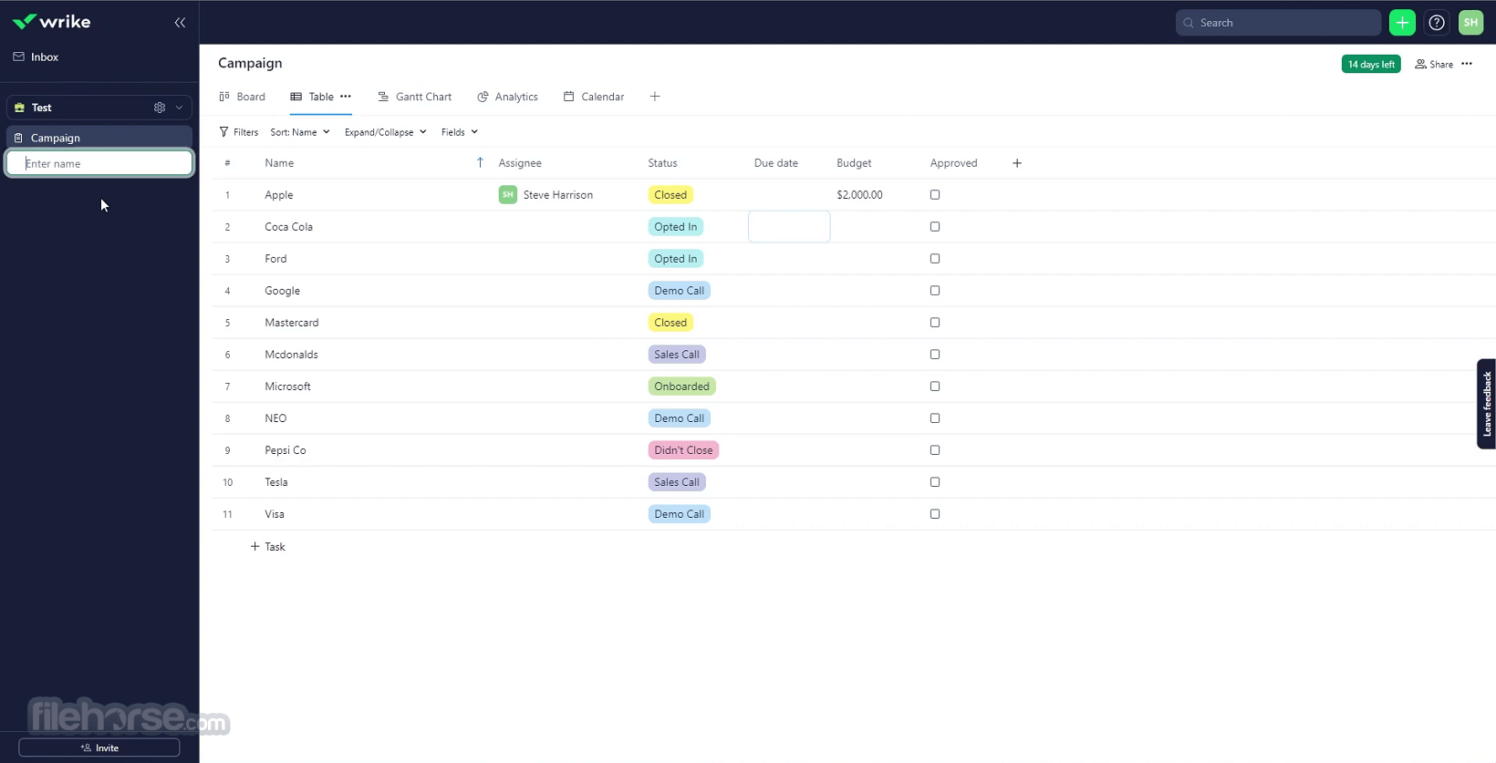 Wrike - Project Management Software 畫面截圖 4