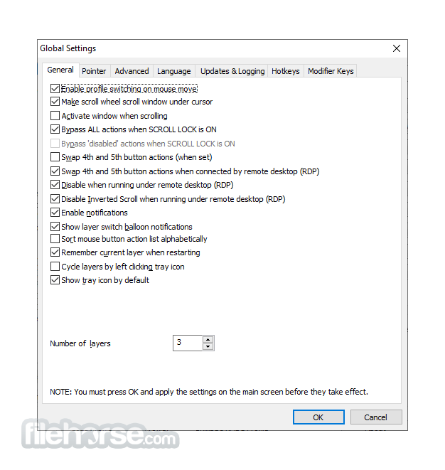 X-Mouse Button Control 畫面截圖 5