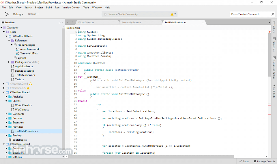 Xamarin Studio 5.10.1 Build 畫面截圖 1