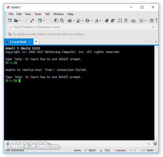 Xshell Free 8.0 Build 畫面截圖 1