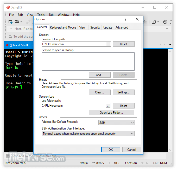 Xshell Free 8.0 Build 畫面截圖 5