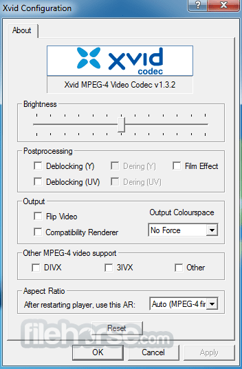 XviD Media Codec 畫面截圖 1