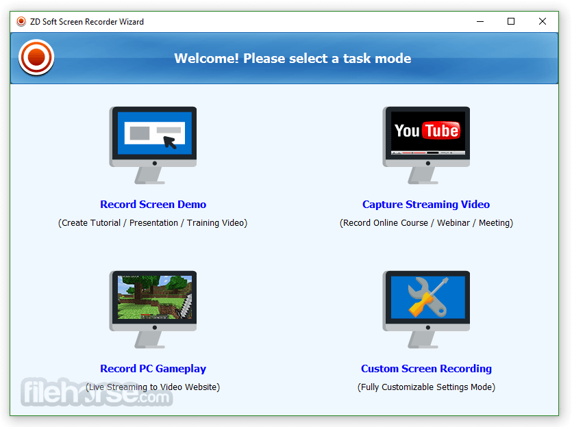 ZD Soft Screen Recorder 畫面截圖 1