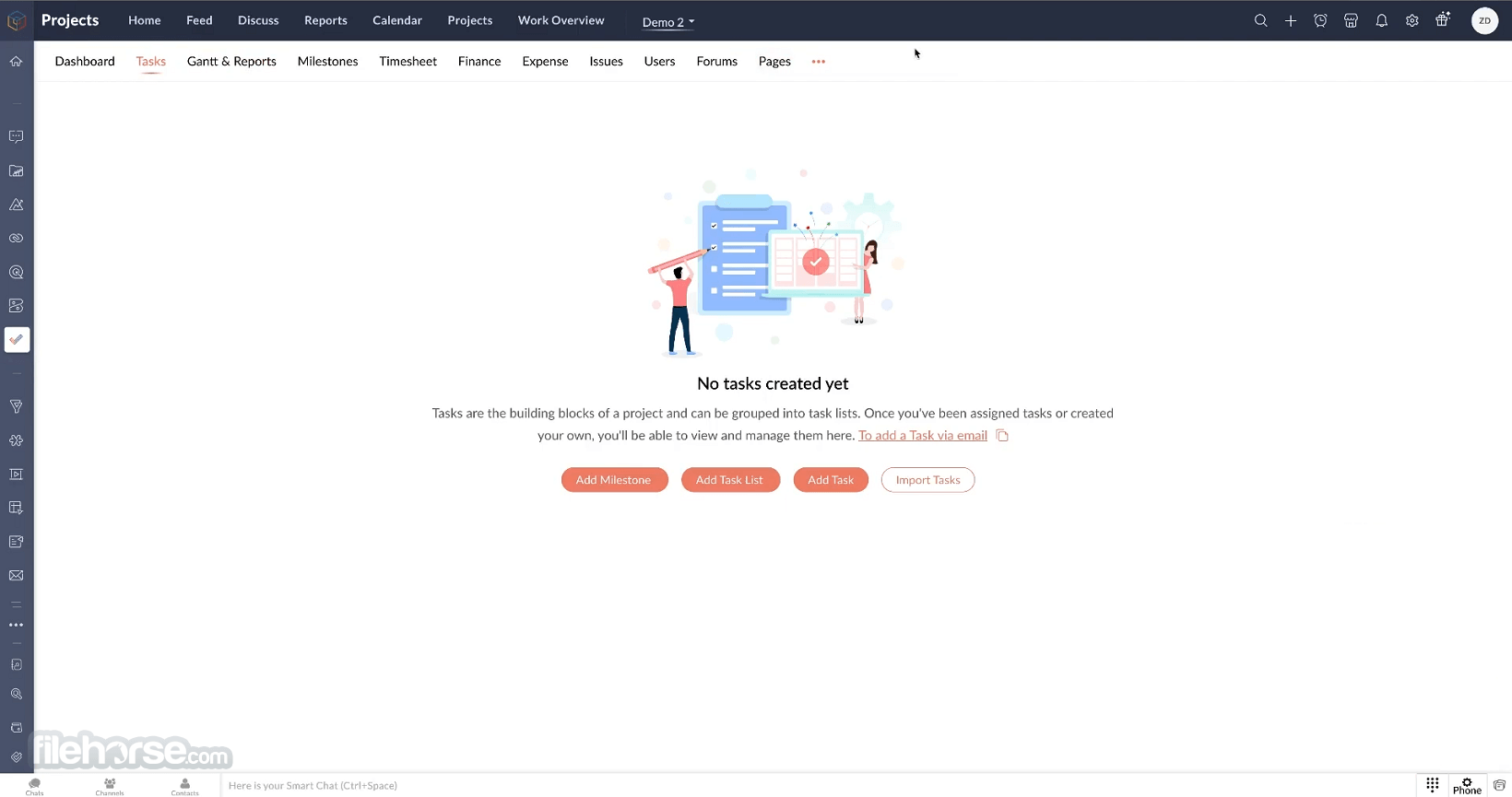 Zoho Projects 畫面截圖 1