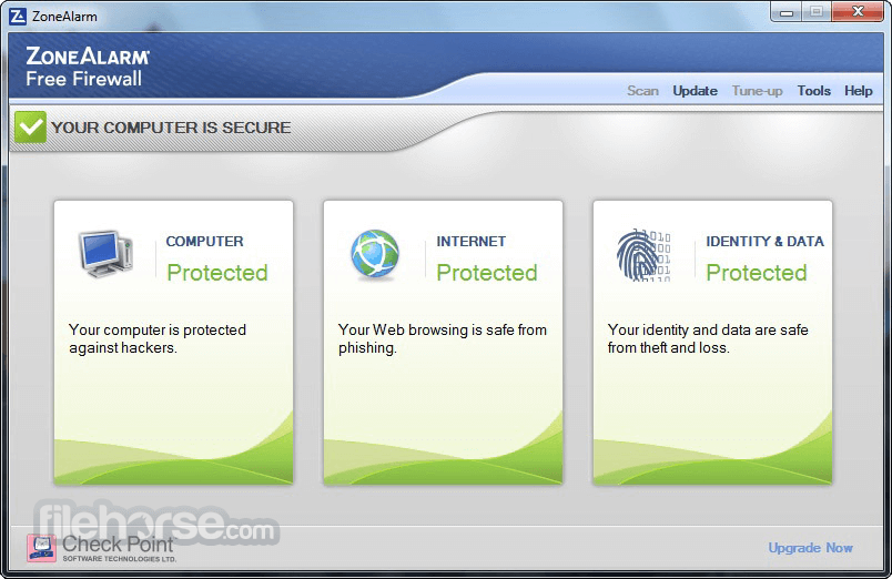 ZoneAlarm Free Firewall 畫面截圖 1
