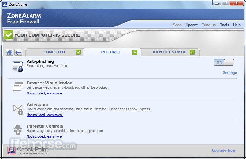 ZoneAlarm Free Firewall 畫面截圖 3